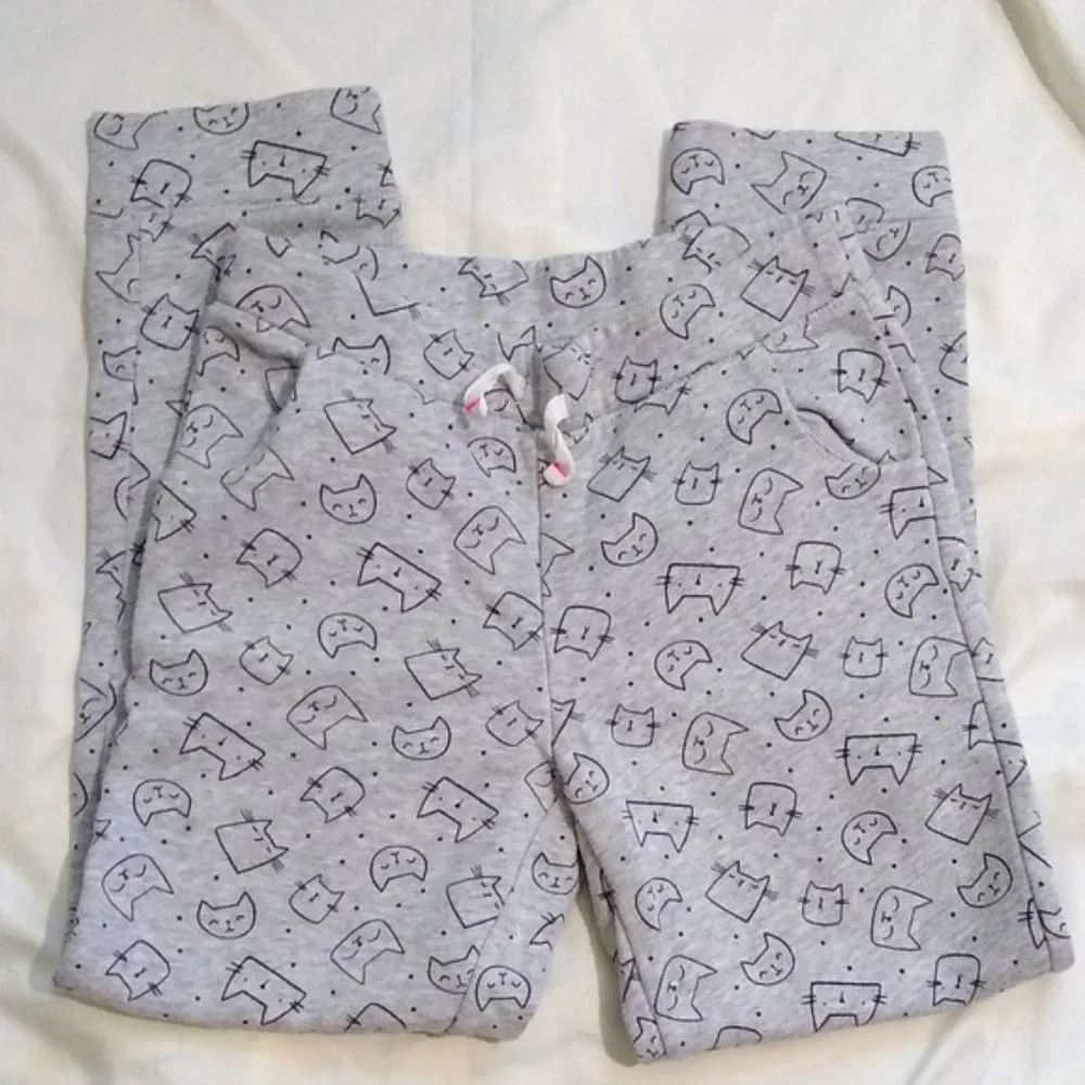 Cat and Jack grey Cat sweat Pants 4-5